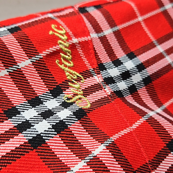 Surfanic | Stunner Red Plaid Tartan Snow Pants Unisex - Picture 11 of 13